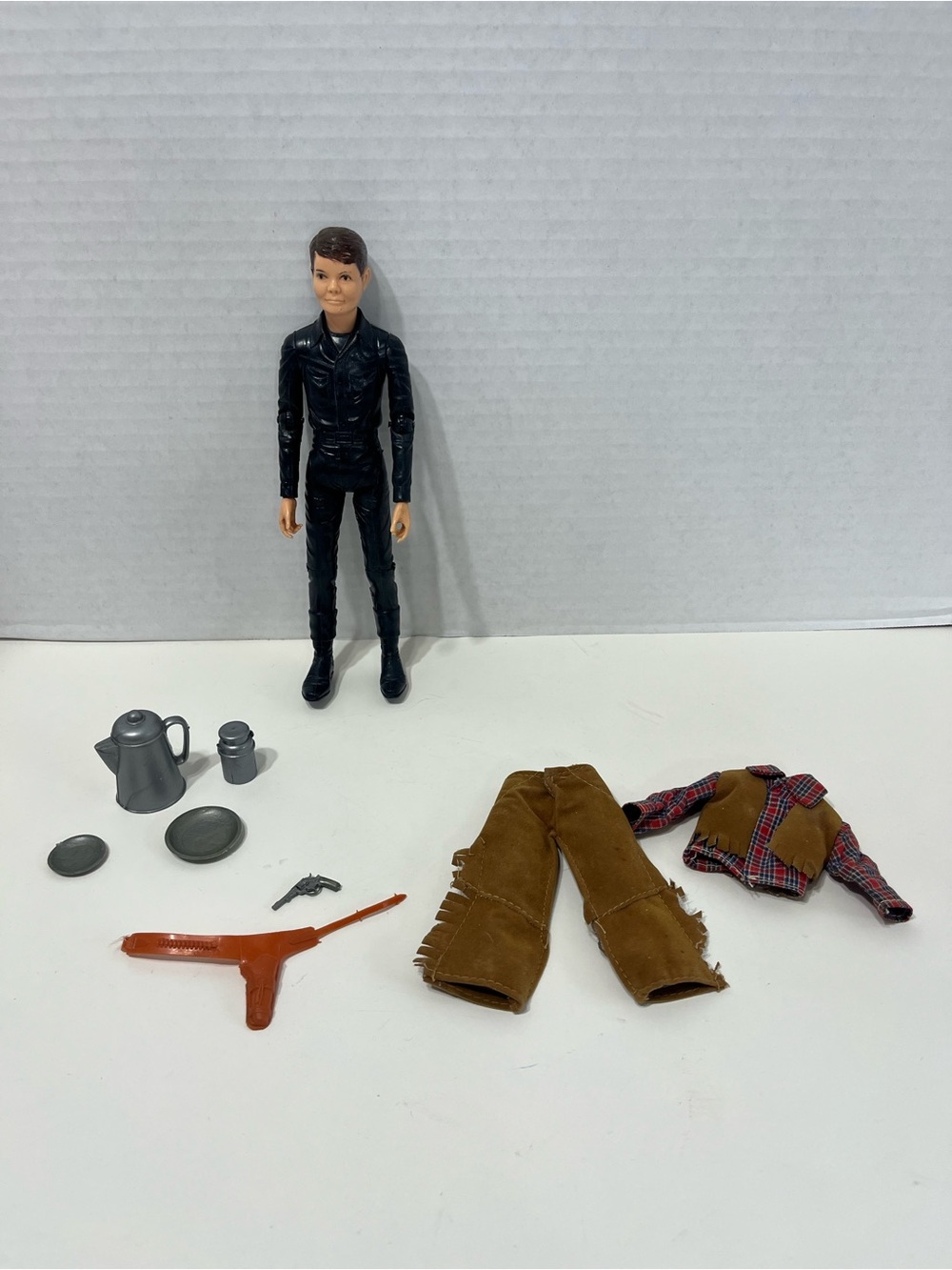 VINTAGE Johnny west - Jamie west action figure and action Jackson outfit